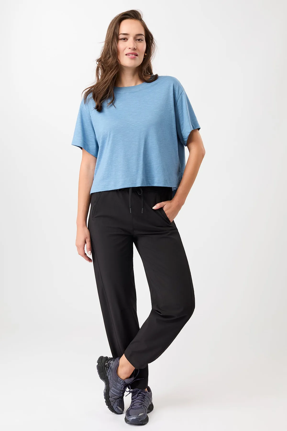 Boxy Tee - Wave Summer Comfort Cozy Design