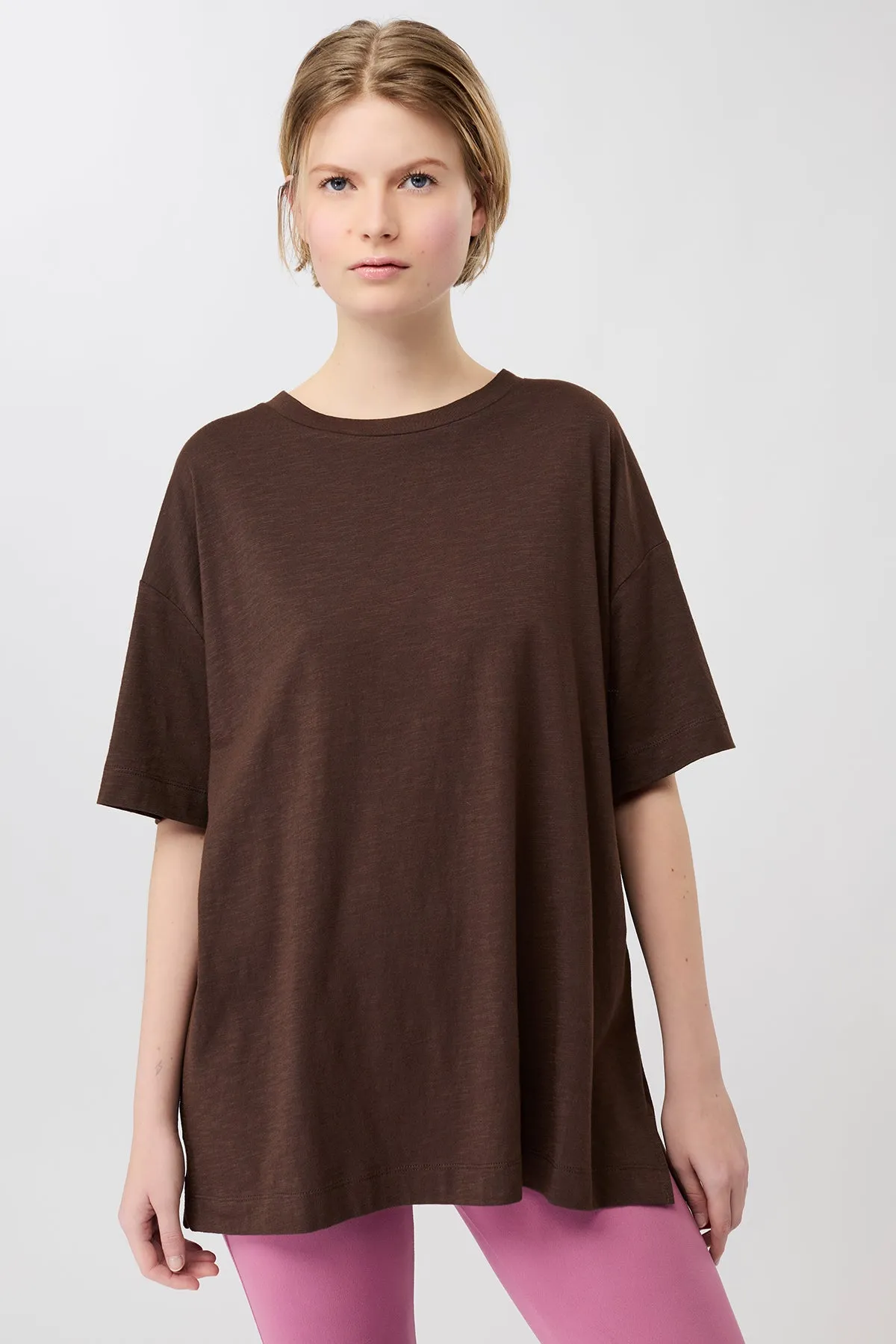 Boyfriend Tee - Terra QuickDry Material fade resistant color