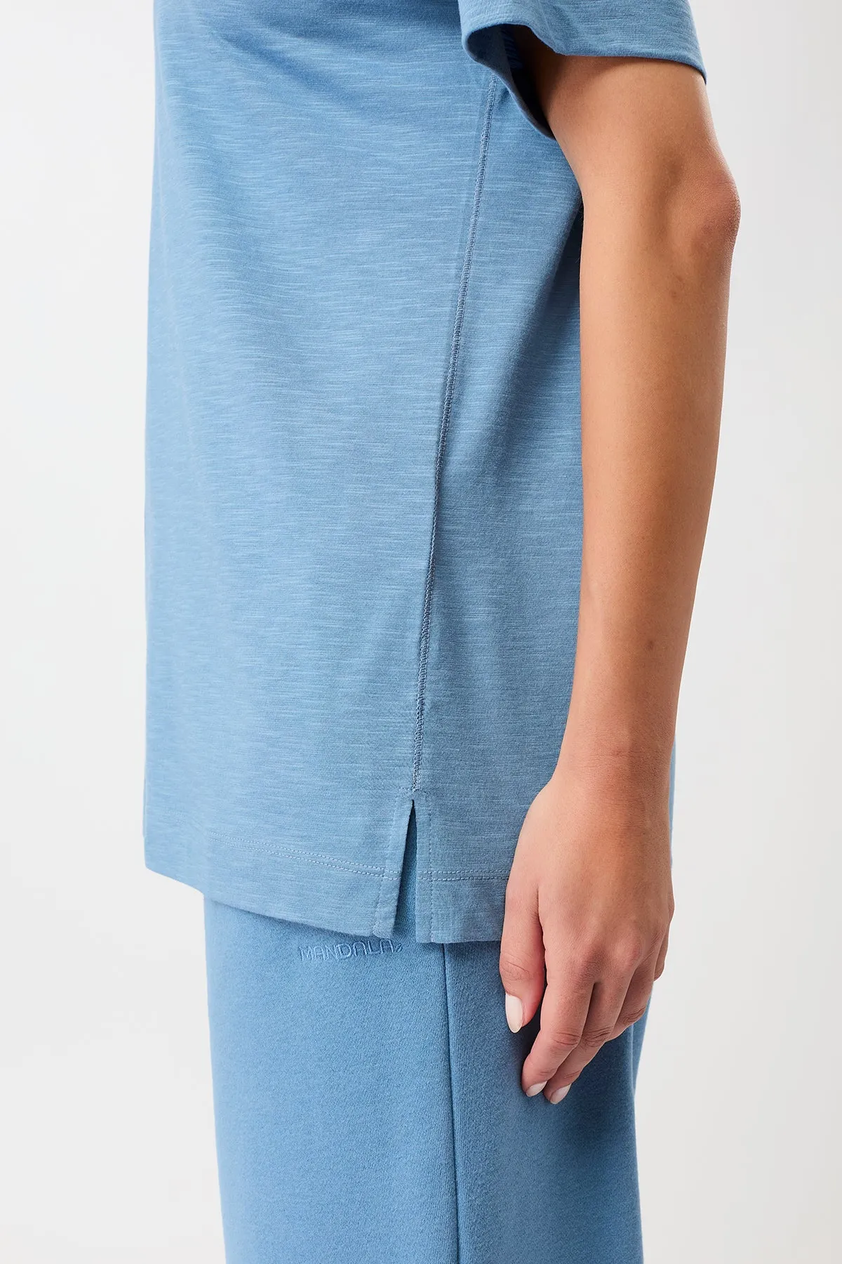 Boyfriend Tee - Wave suitable for all genders Recycled Polyester Thread