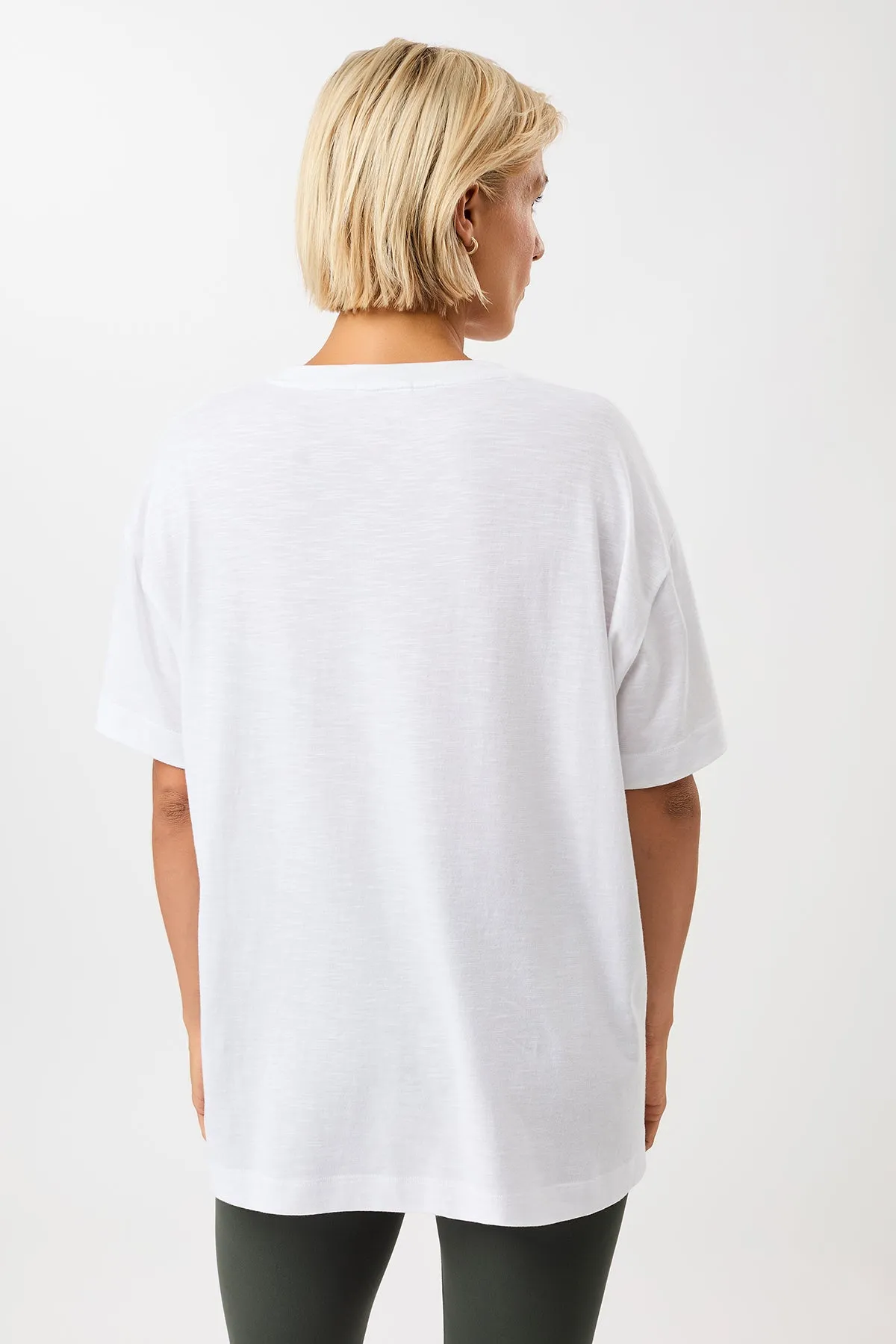 informal gathering Boyfriend Tee - White