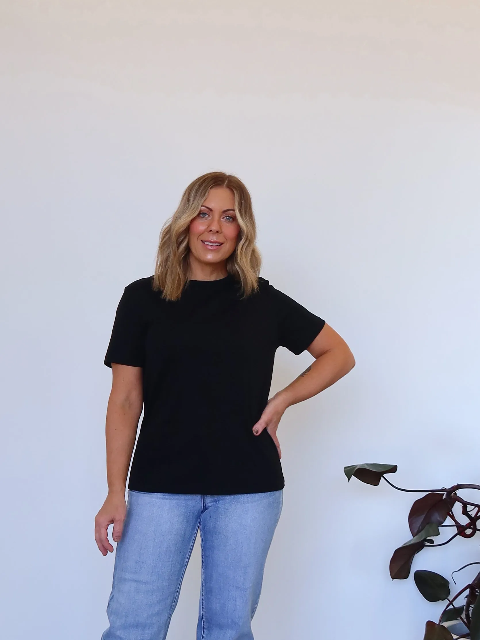 Brady Tee - Black Collared Fit For Comfort