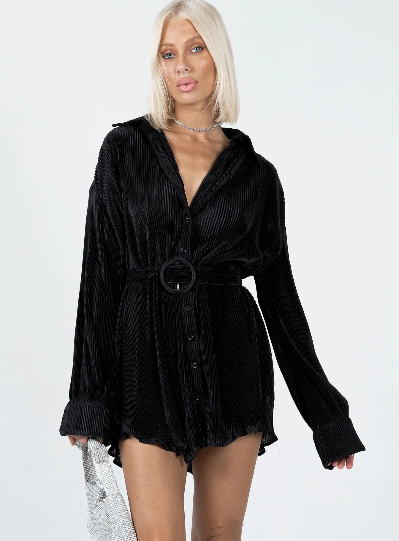 Edena Mini Dress Black Breeze Flow