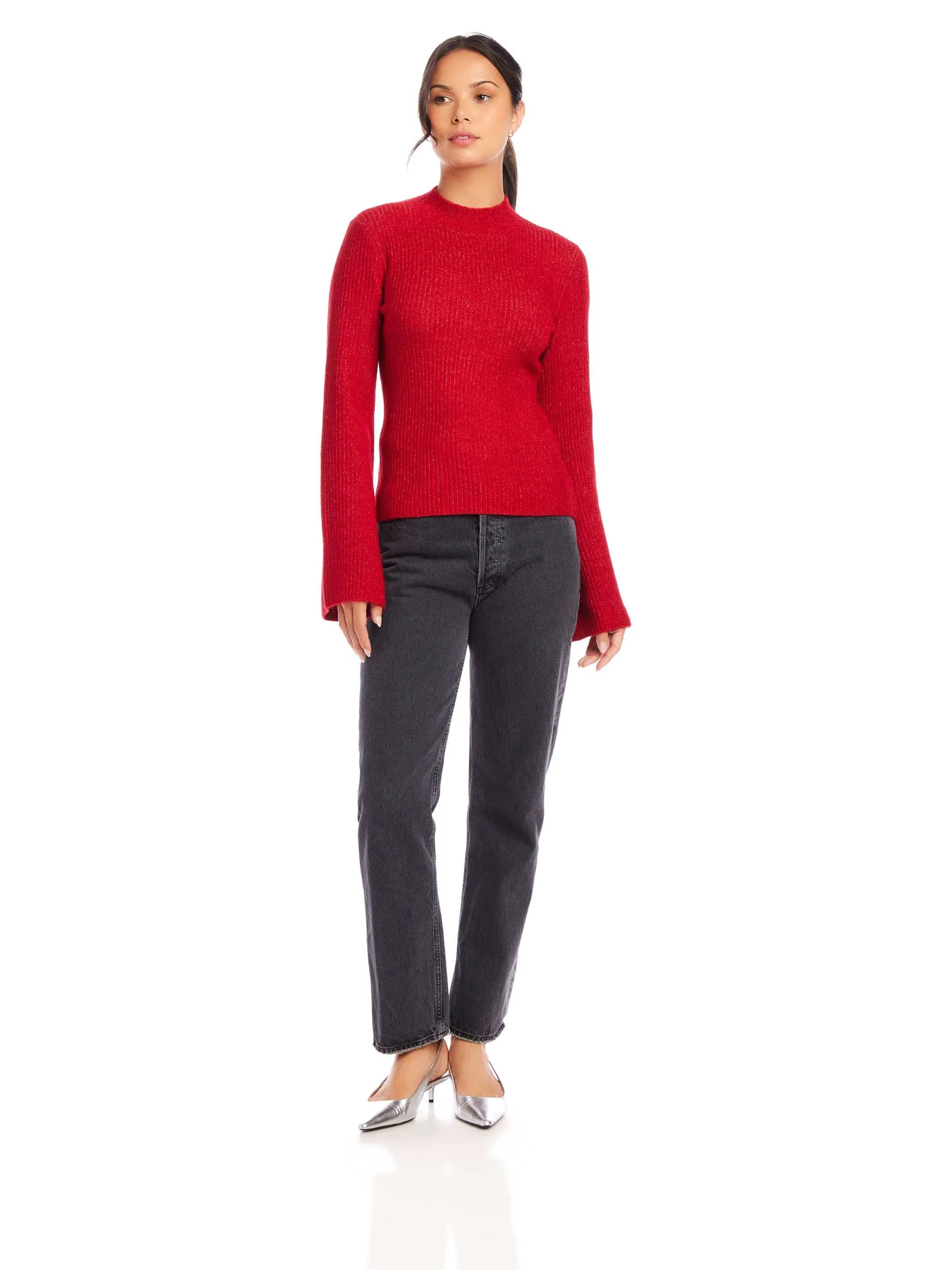 Work Comfort Brielle Flare Sleeve Sweater
