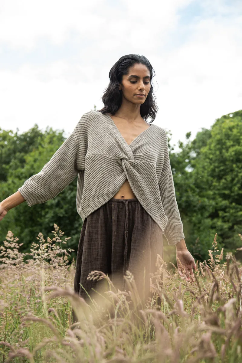 NonRestrictiveFit Brooke-Leigh Recycled Cotton Jumper in Natural