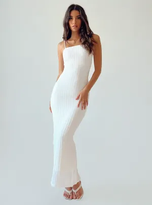 Buella Maxi Dress White MoistureWickingTechnology Inner Feel