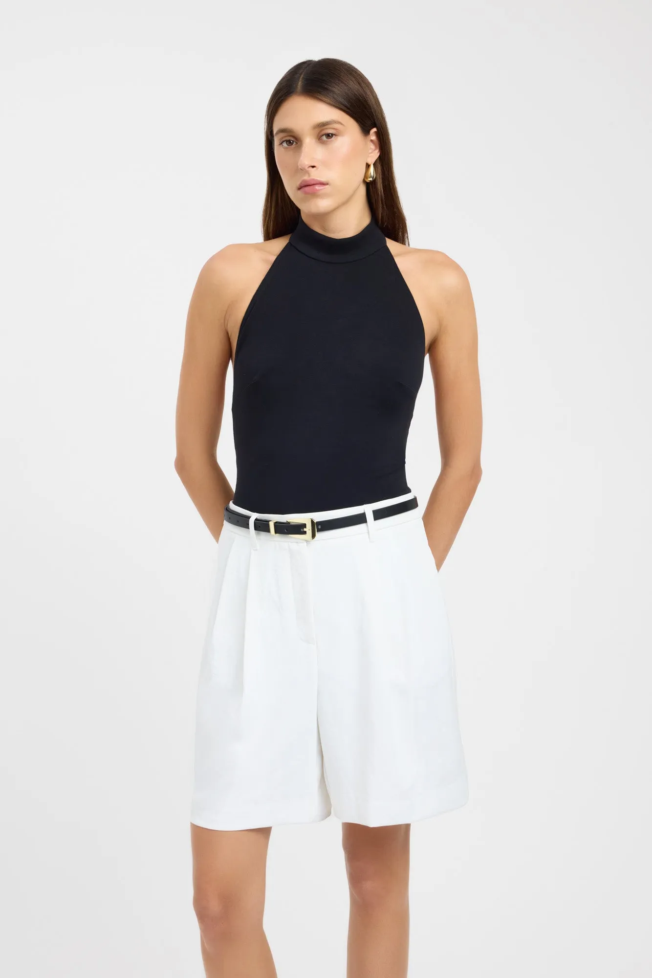 Ergonomic Curved Seams Opal Long Line Short