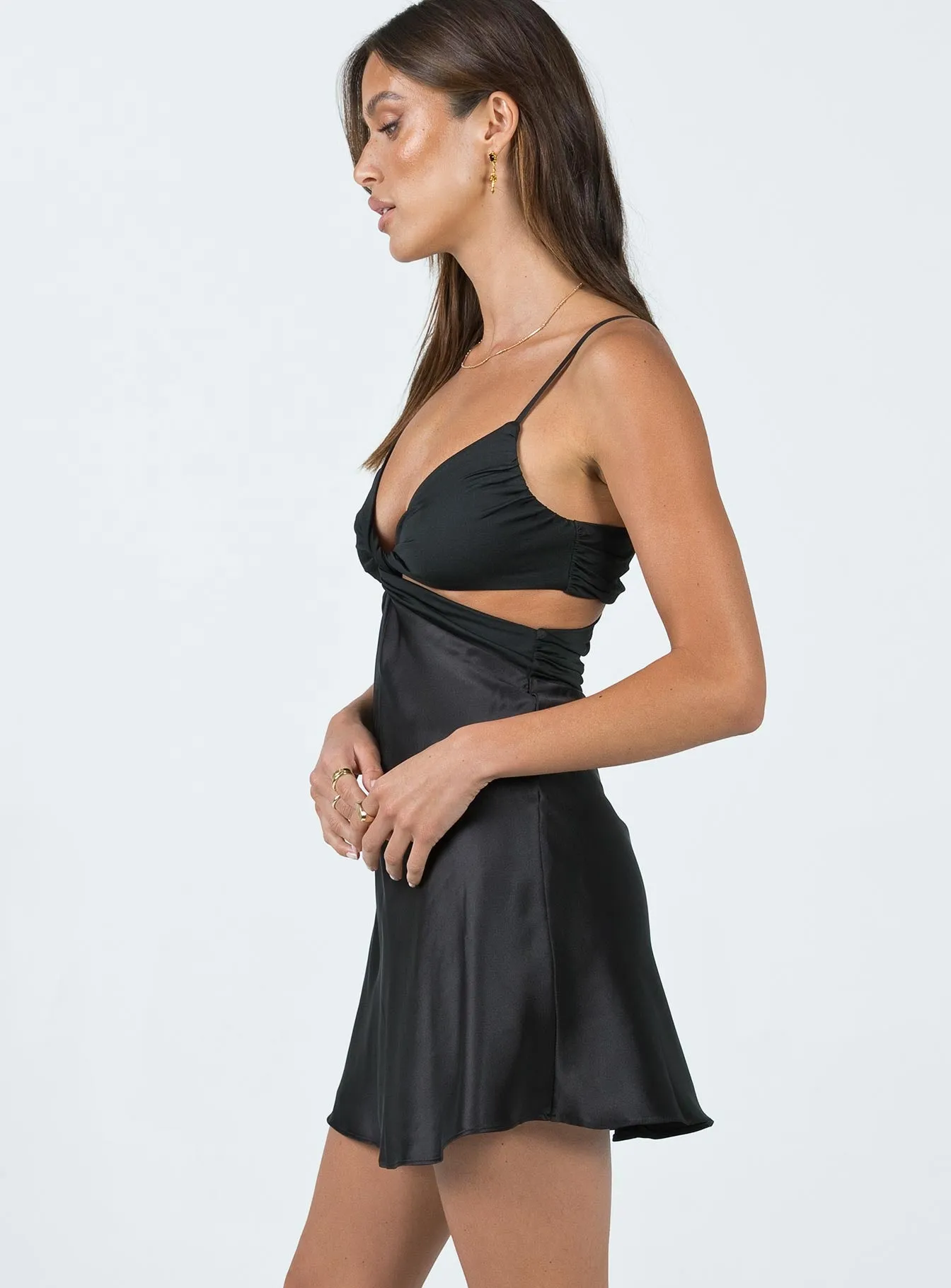 Stylish Mood Mathers Mini Dress Black