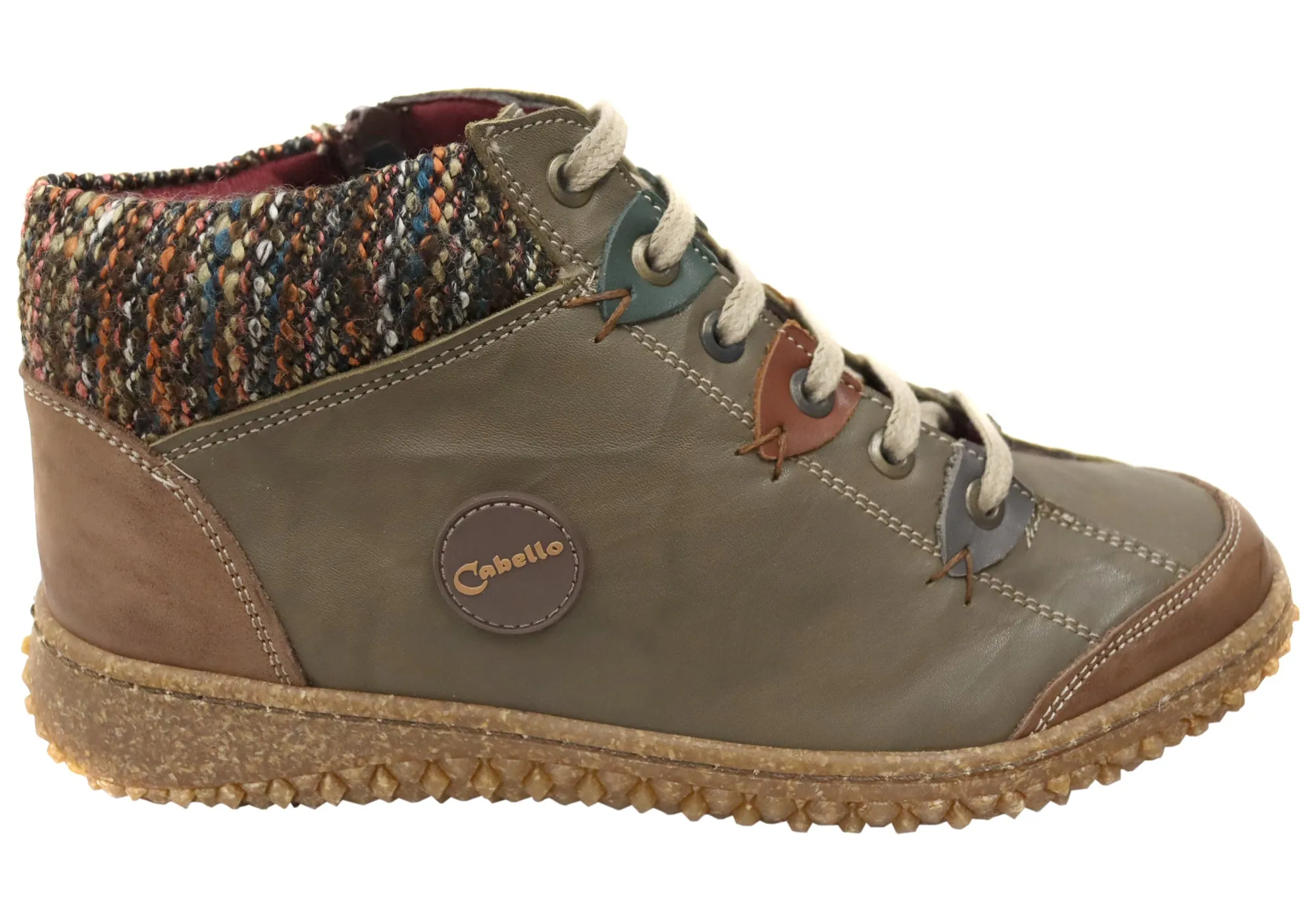 Pull on Matte Tone Cabello Comfort 6771-303 Womens European Comfort Leather Ankle Boots