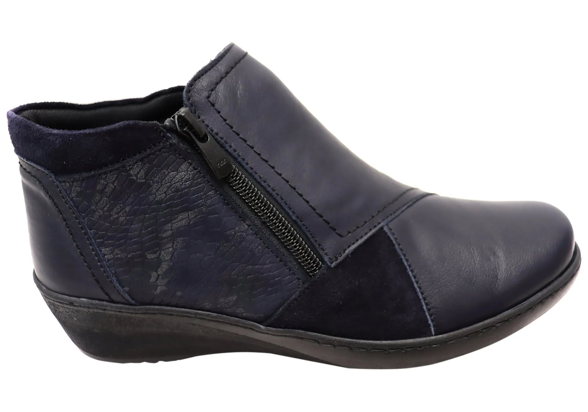 Cabello Comfort CP462-18 Womens European Comfortable Leather Boots Torsion Control System