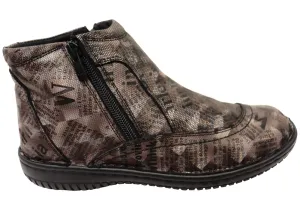 Mud Resistant Hiking Trails Thermal Core Outdoor Explorer Cabello Comfort CP522-32 Womens Leather Ankle Boots Made In Turkey