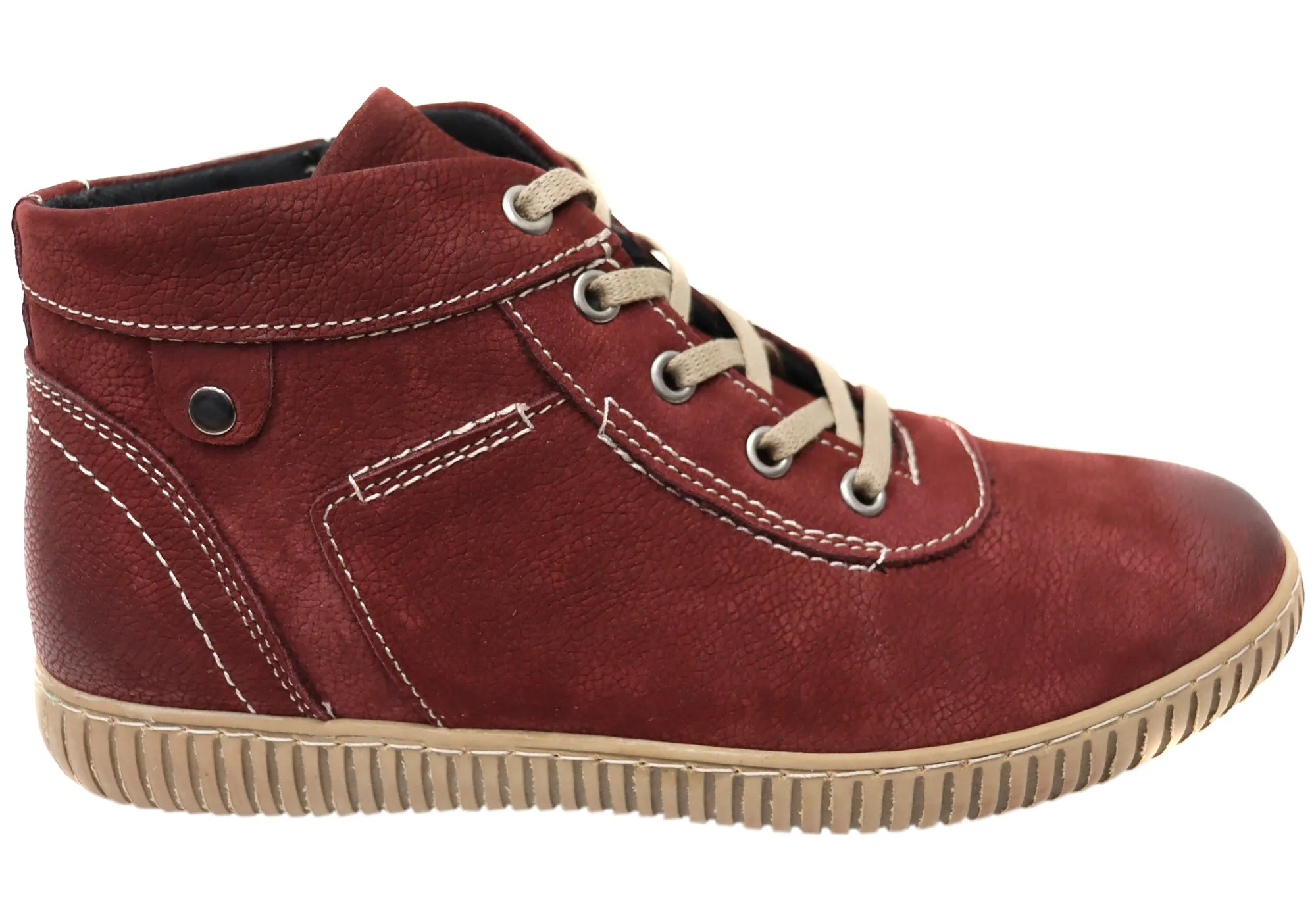 Cabello Comfort CP723-51 Womens Comfort Leather European Ankle Boots High Traction All Day Worker