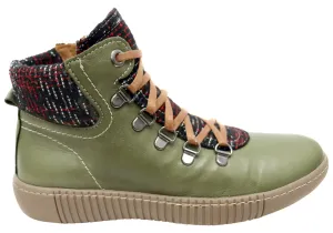 Cabello Comfort Willow Womens European Comfortable Leather Boots Long Hike Protective Gear