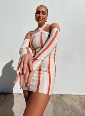 Tulle Flow Trend Focused Camila Mini Dress Multi