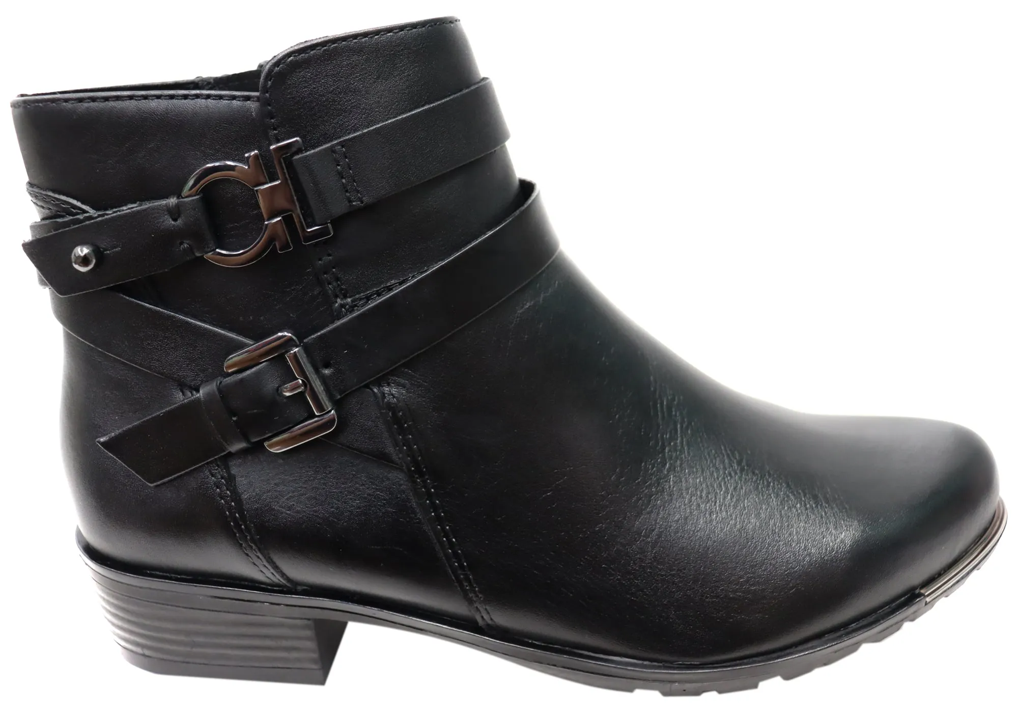 Flex Groove Engineering Eco Material Snow Trekker Caprice Nadine Womens Wide Fit Comfortable Leather Ankle Boots