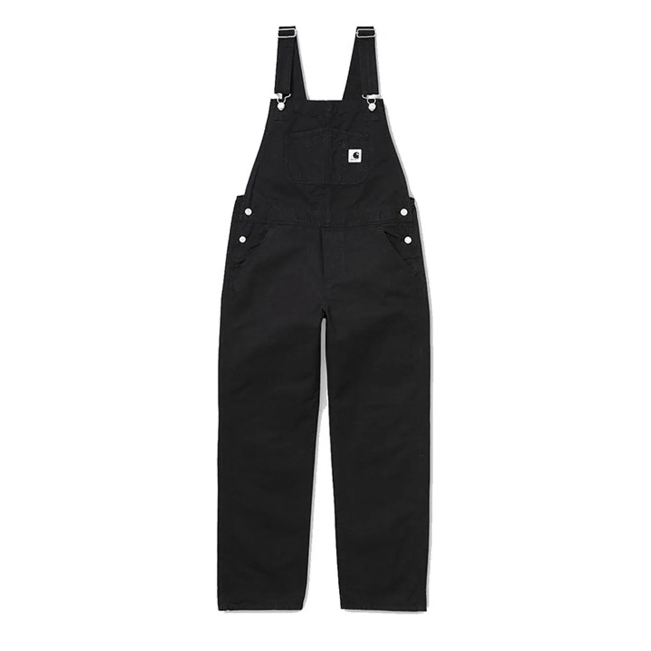 Layer-Friendly Carhartt WIP Womens Bib Overall Straight Black