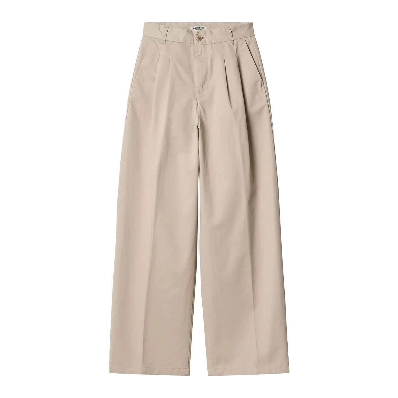 All-day Flex Premium Stretch Carhartt WIP Womens Leola Pant Dusky Beige Stone Washed