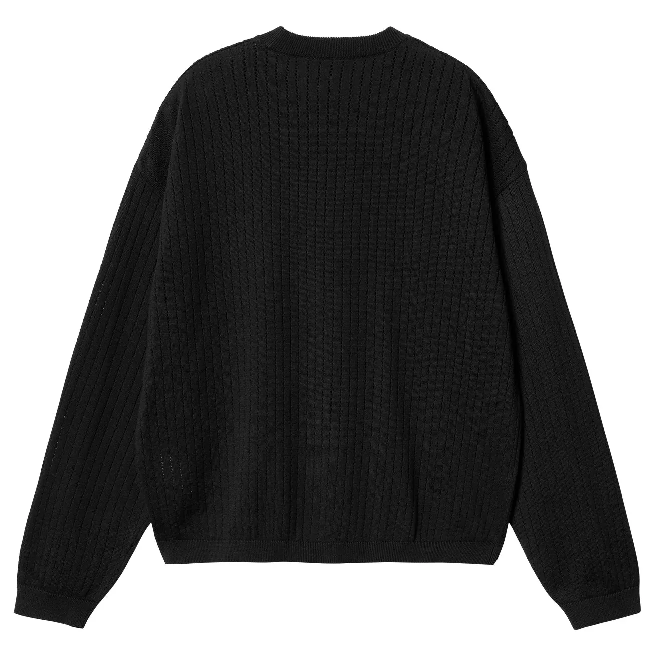Carhartt WIP Womens Norlina Sweater Black FourWay Stretch Fabric Basic Layer