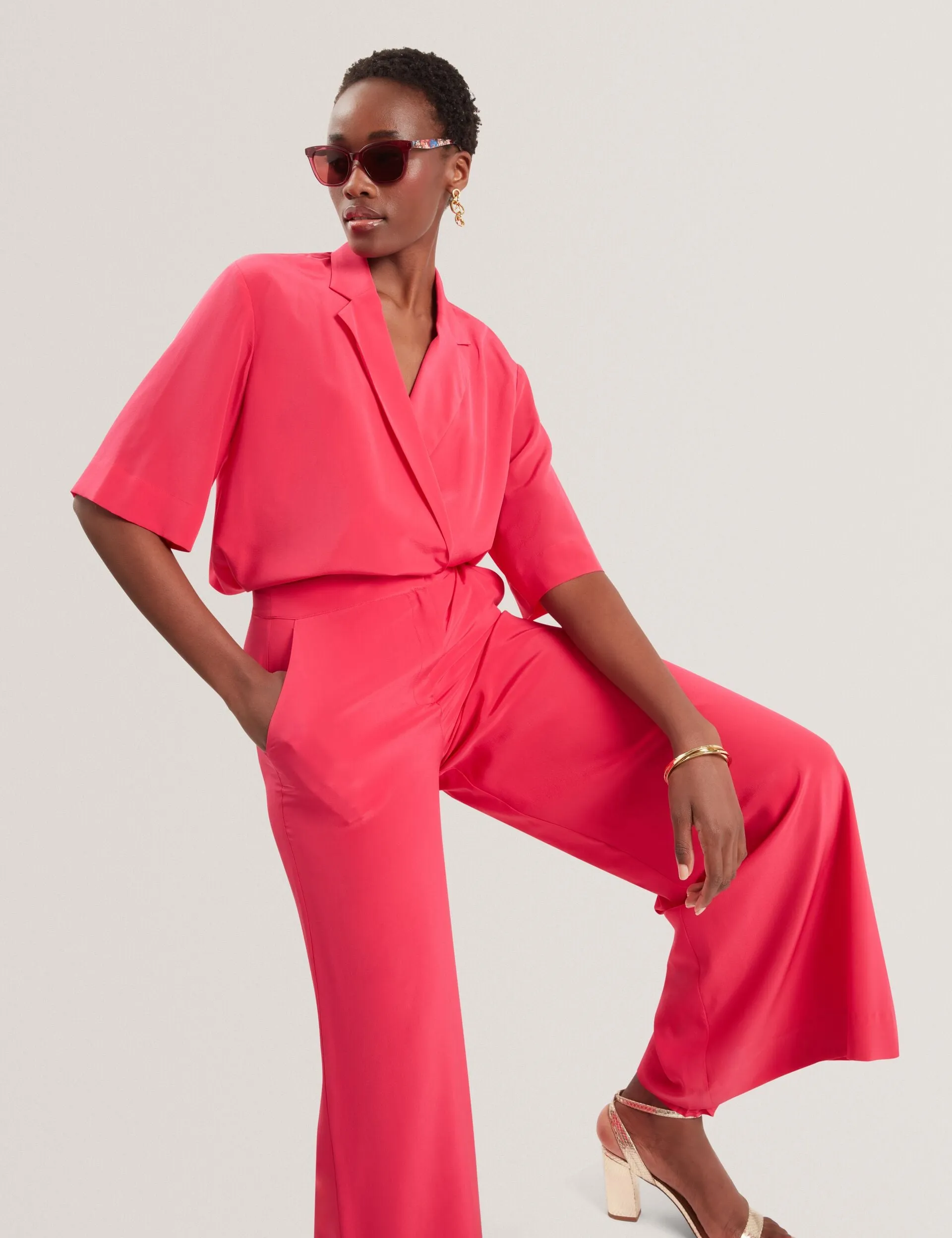 CARLOE | FUCHSIA Concealed Zippers Frictionless Lining