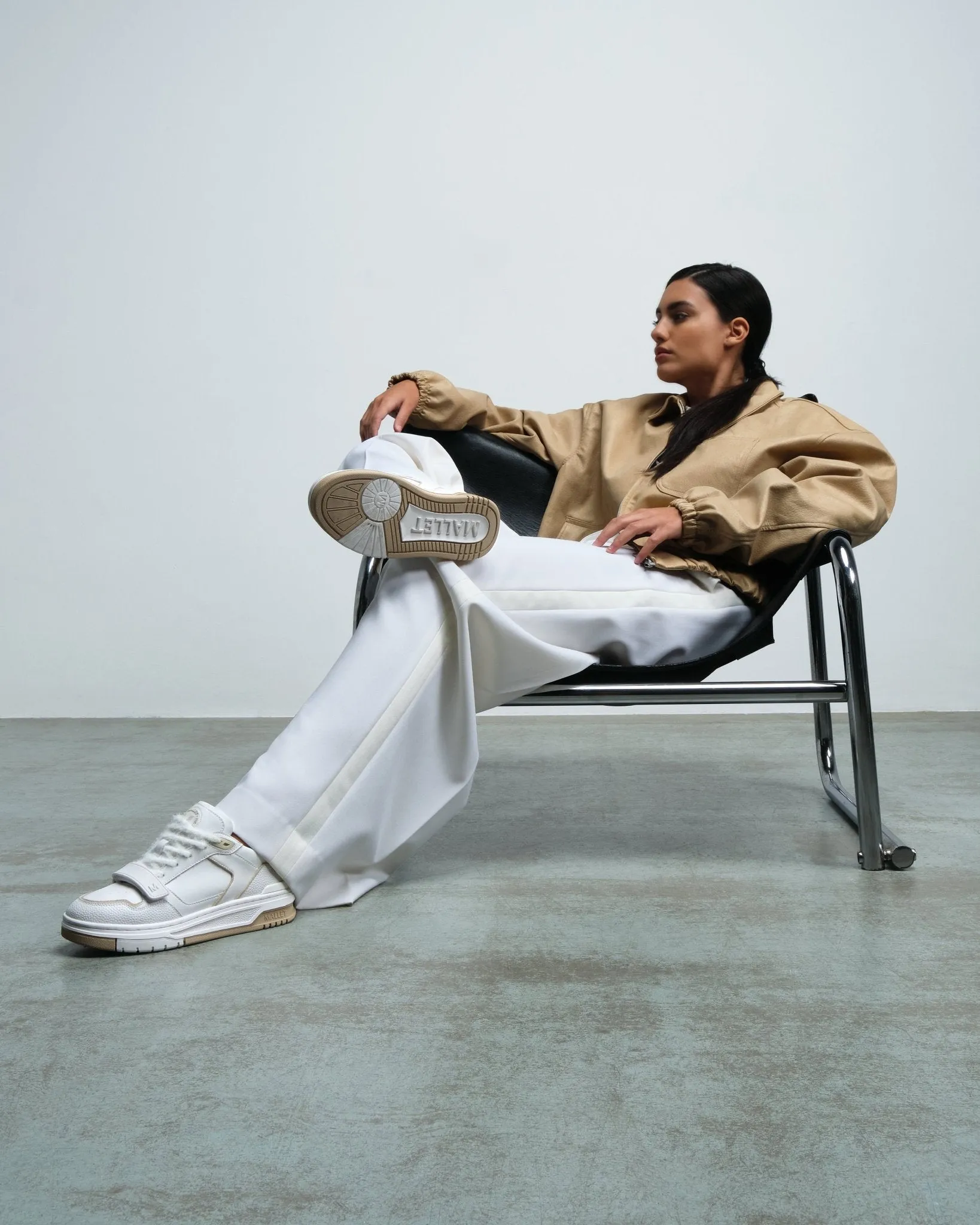 Carlton Strap White Beige Womens Low Profile Fit Skater Movement