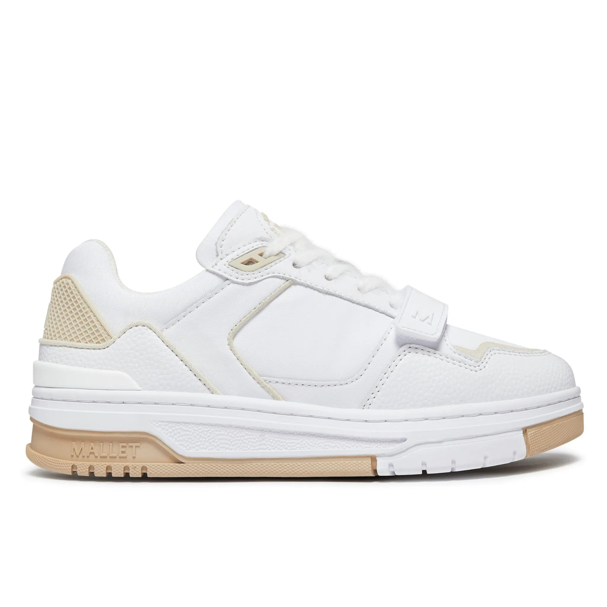 High Speed Carlton Strap White Beige Womens