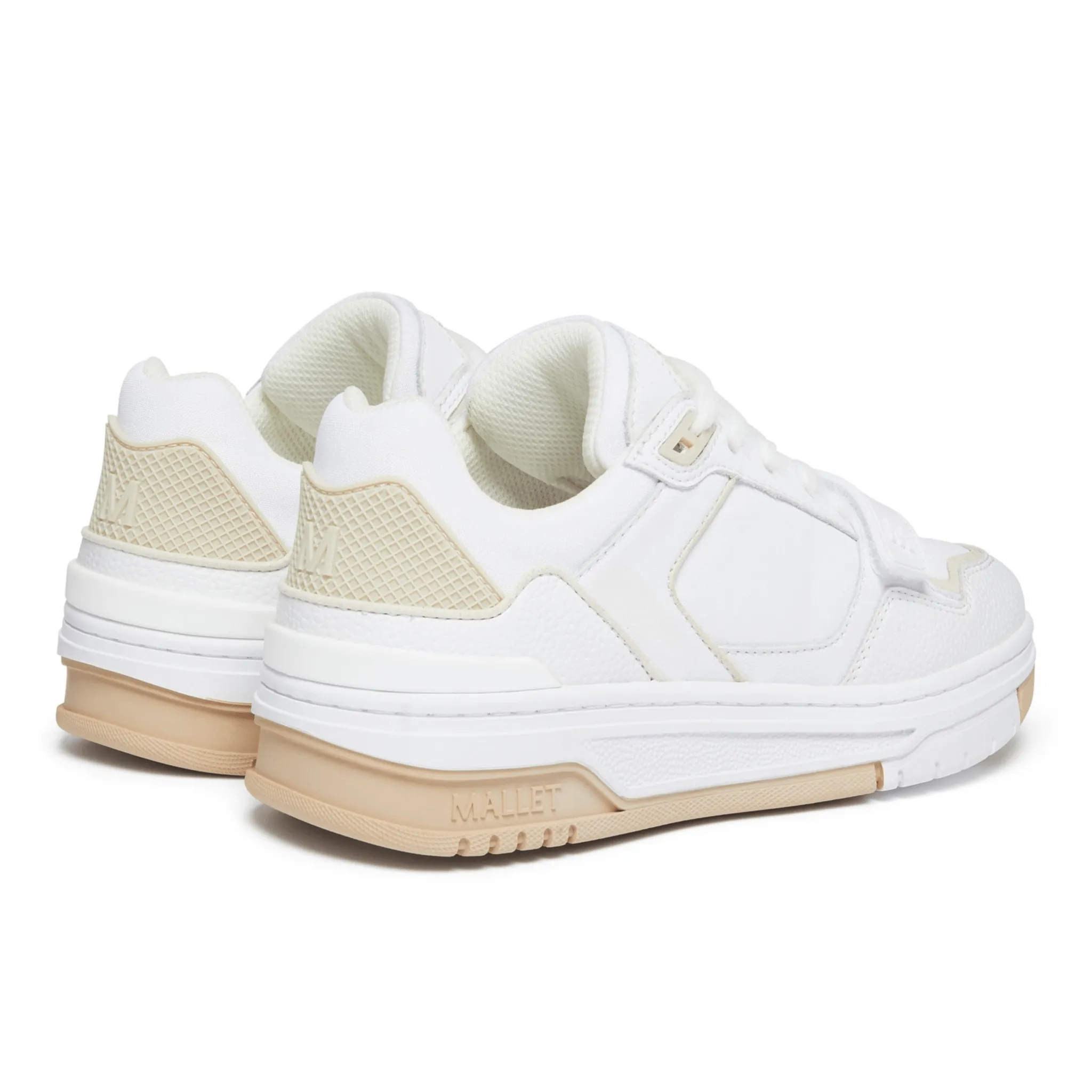 Carlton Strap White Beige Womens Side Support