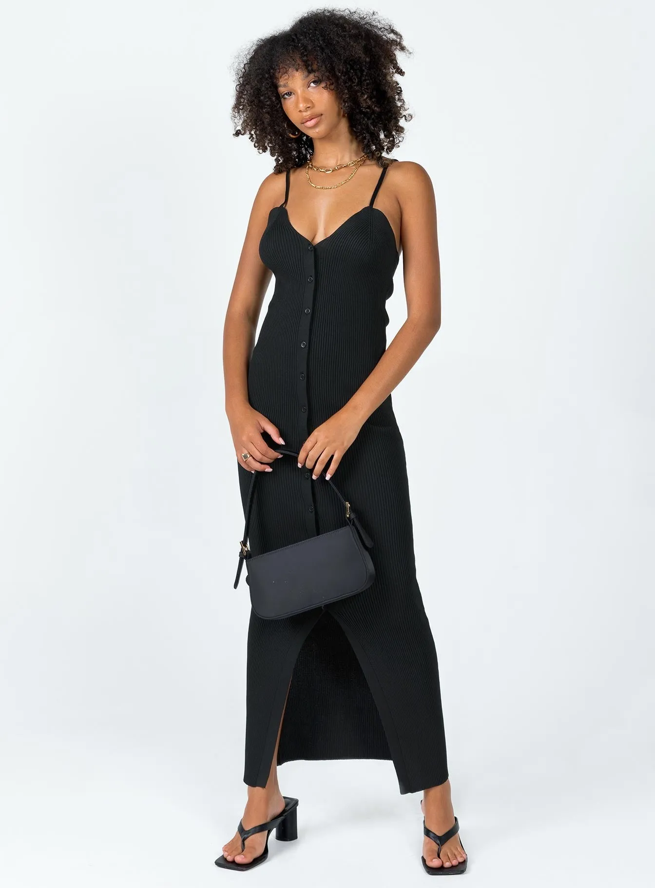 Soft Comfort Casa Midi Dress Black