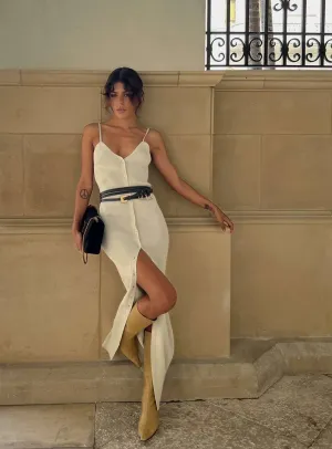 Casual Motion Casa Midi Dress Cream