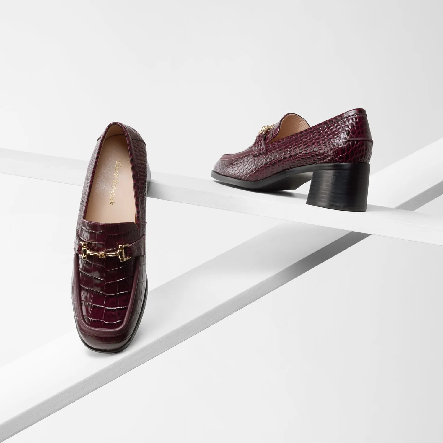 Bremen Ltd Ed Loafer | Oxblood leather light texture Luxury Detail