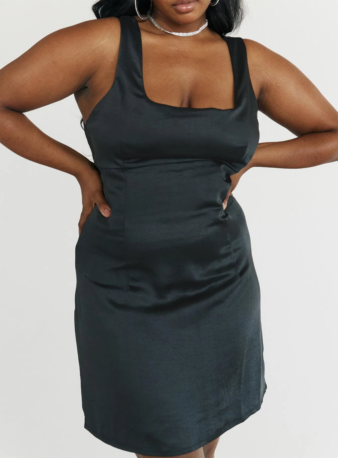 Morning Wear Cobie Mini Dress Black Curve