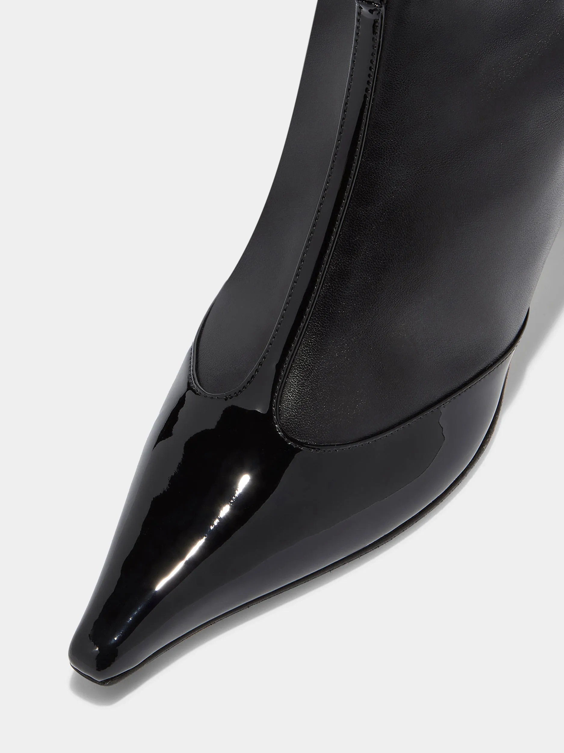 Alexis Dual-Tone High Boots Distressed finish Work