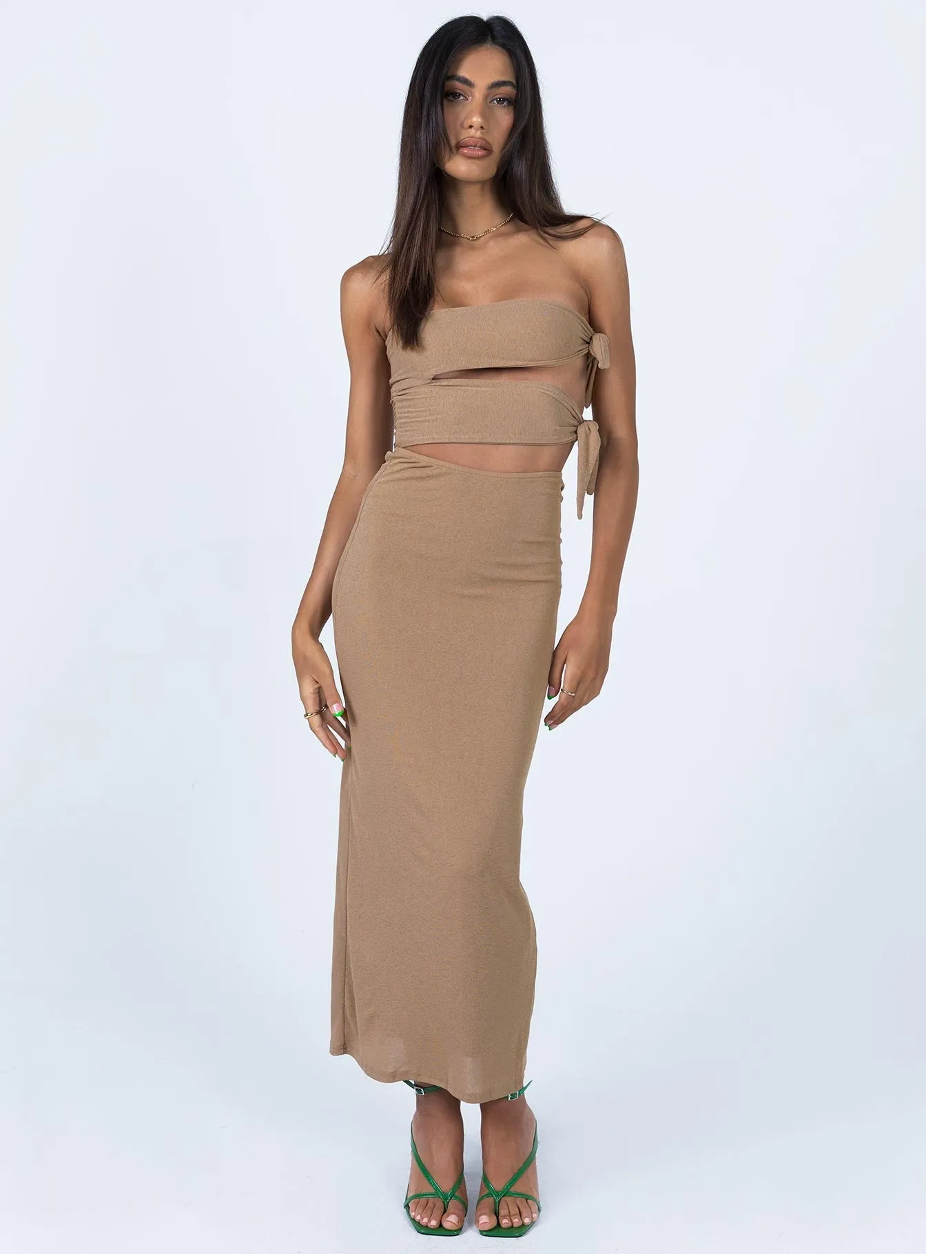 Sporty Comfort Catherine Maxi Dress Brown