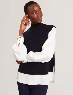 CAYCEY | DK-NAVY Light Warmth