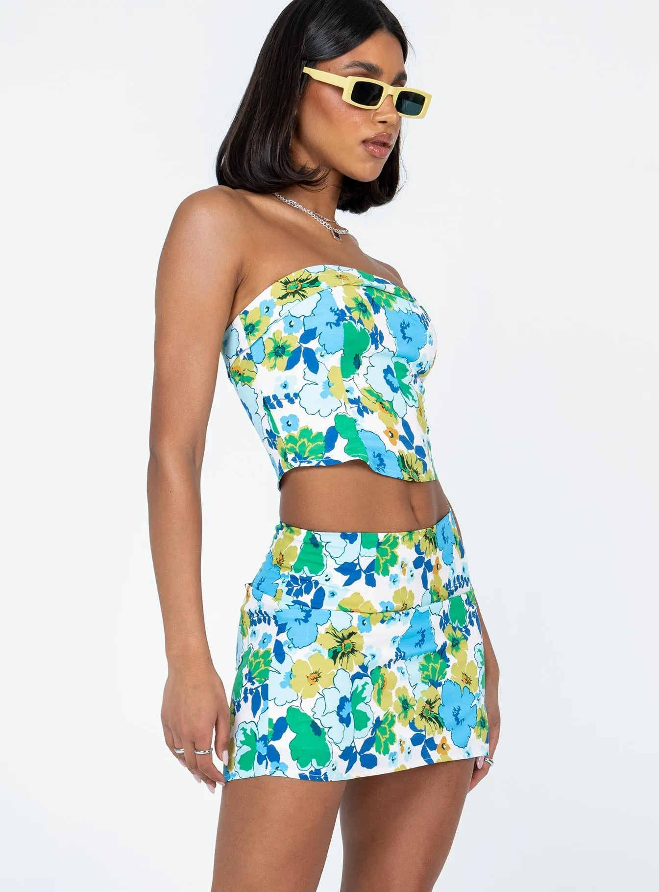 Chadwick Mini Skirt White Resale Value Breathable Lining