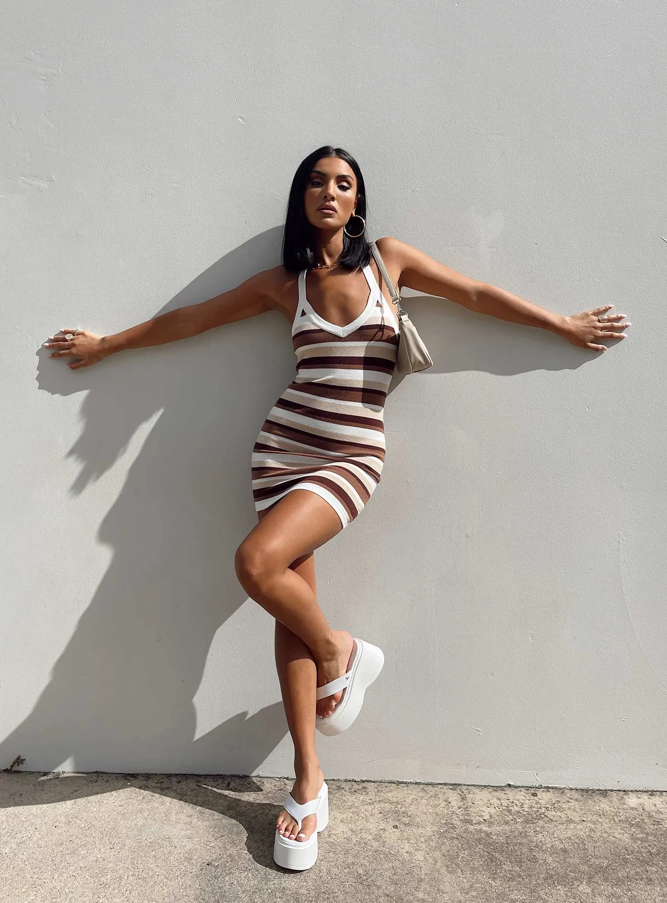 Ciro Mini Dress Brown Easy Tones