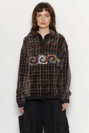 Polite Pullover Mountain Grid Velvet product camping suitable functionality