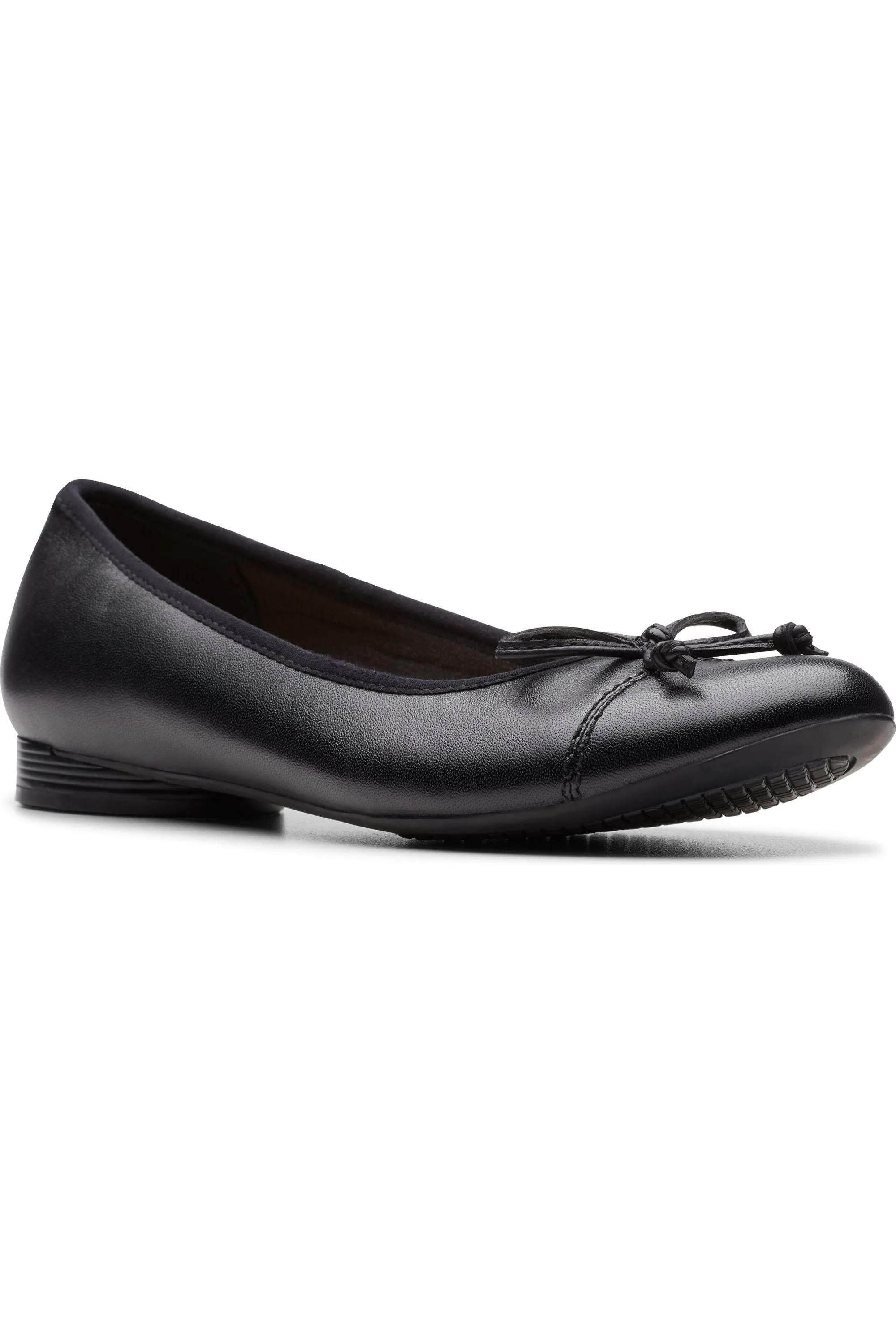 Clarks Loreleigh Rae in black leather Anytime Go