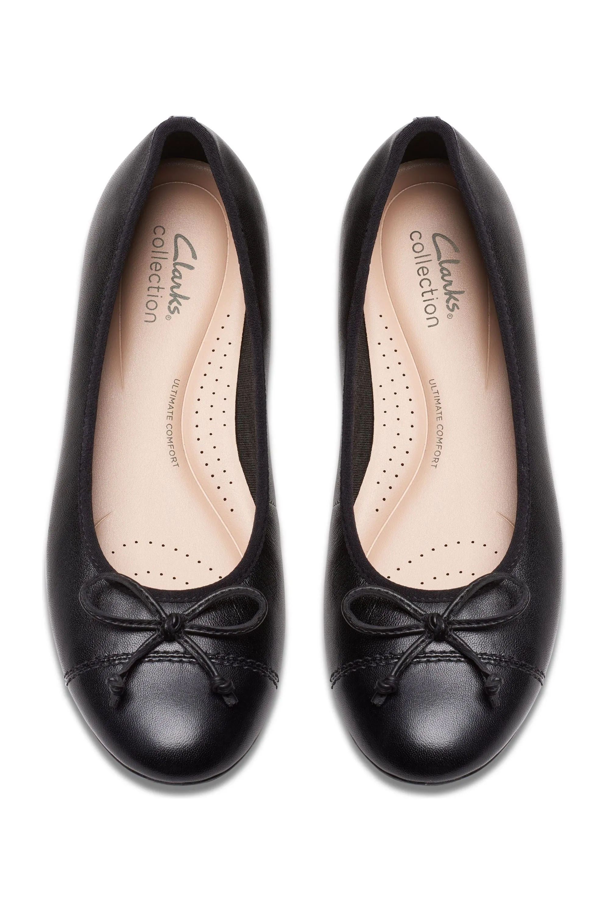 Clarks Loreleigh Rae in black leather Pair Quick Trend Hot