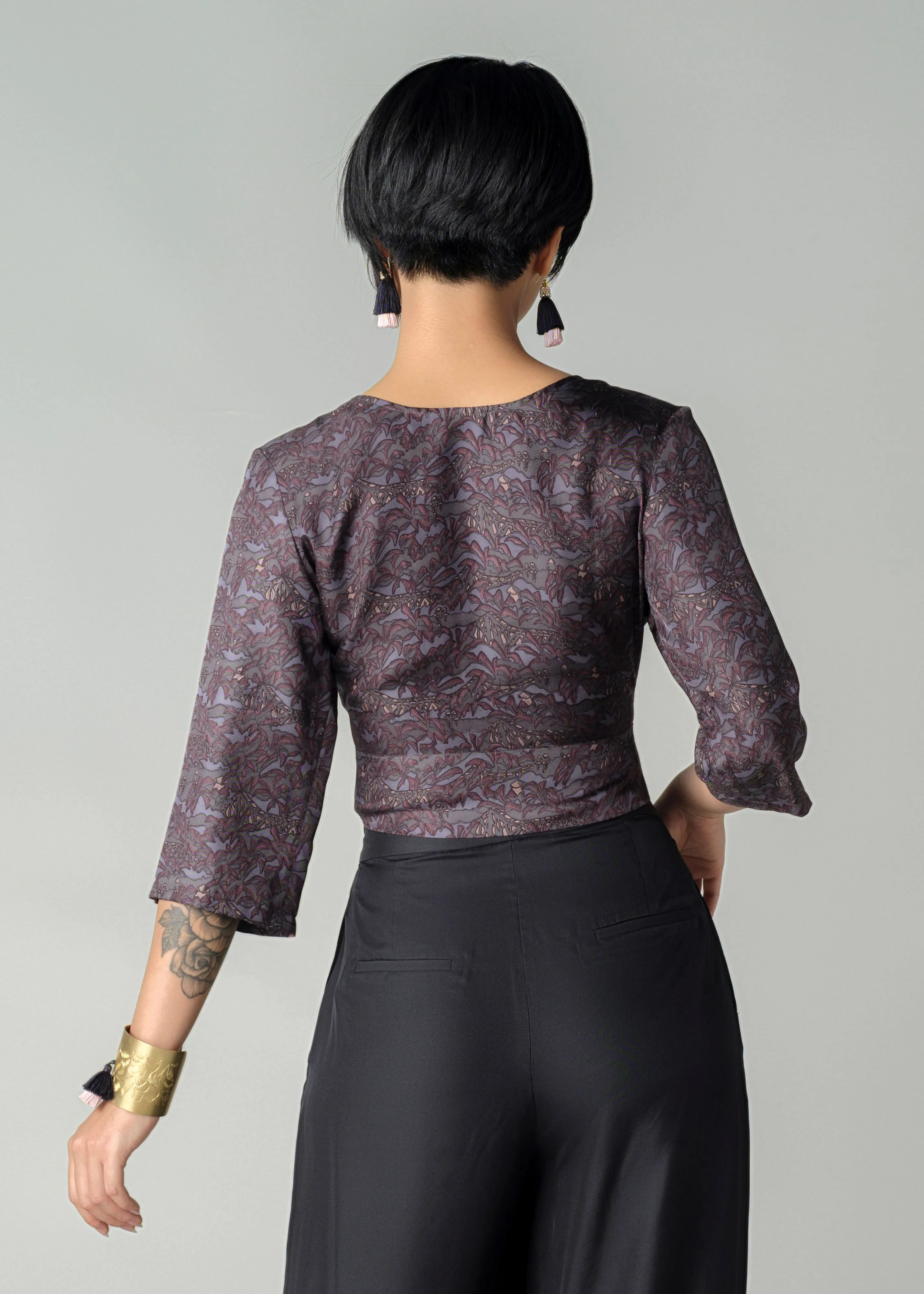 TearResistant Fabric Glam Night SKYLARK - BLACK CAI