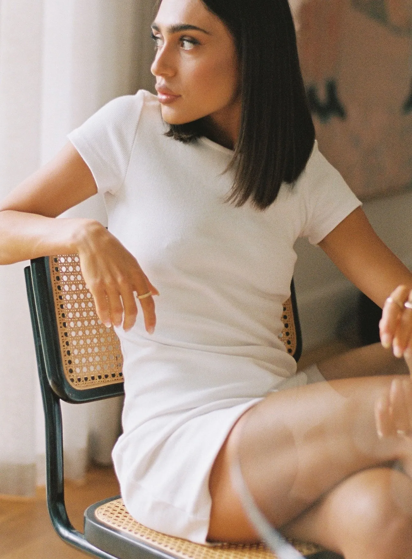 Evening Classic Classic Mini Dress White