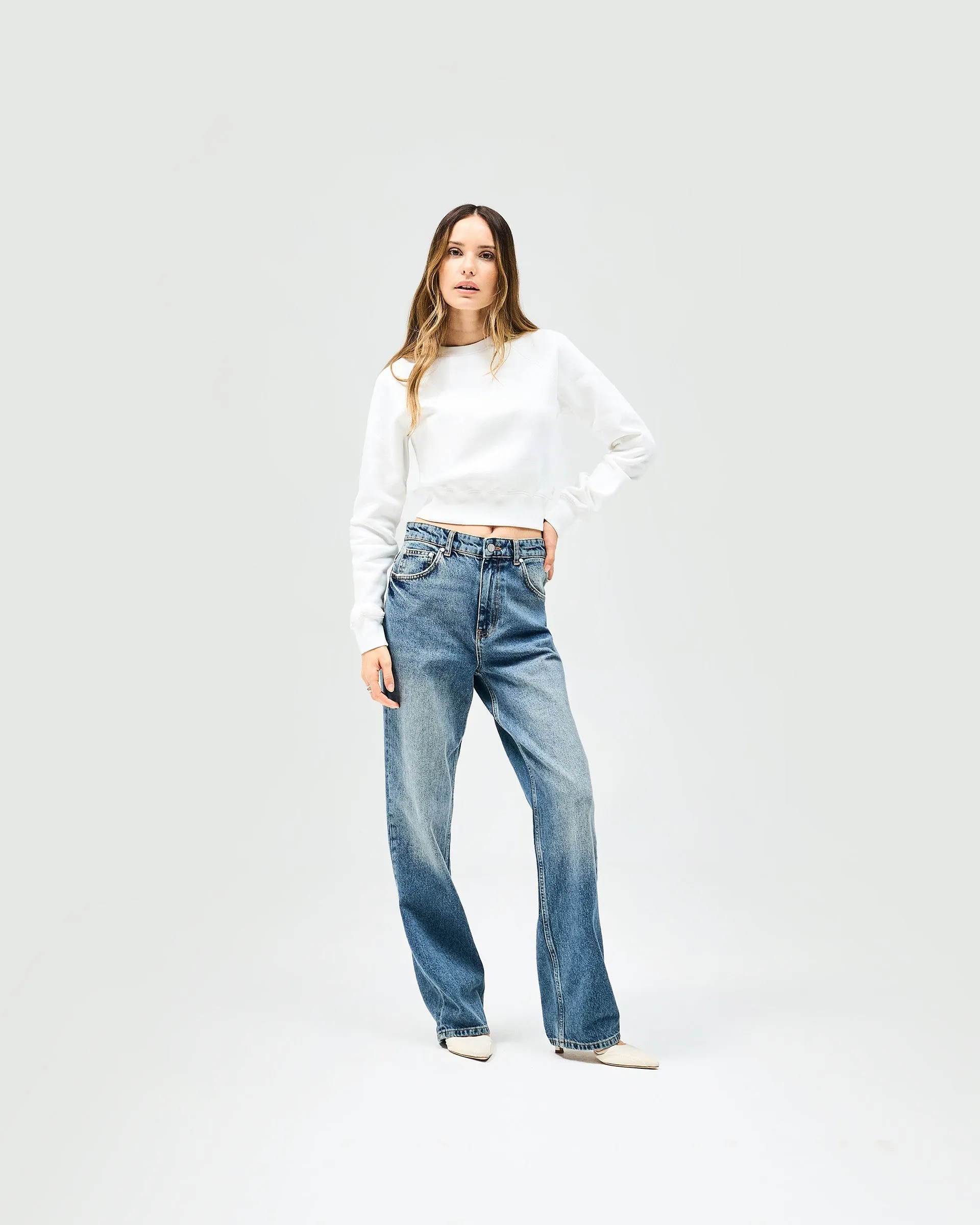 Fly Micro-Sweat - White Comfortable For Walking Weekend Comfort