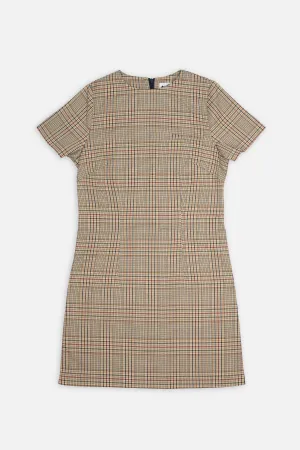 Cleo Forest Check - Dress Perfect For Work