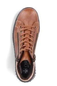 Rieker Ladies Boots Z4263-24 tan Scratch Resistant Finish Shockproof