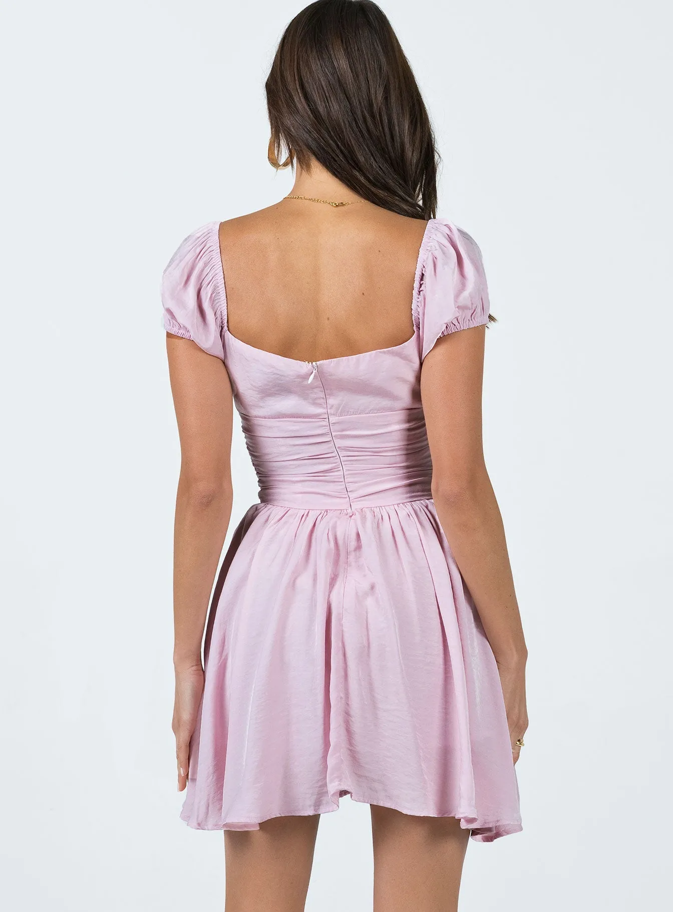 Polished Details Petal Mini Dress Pink