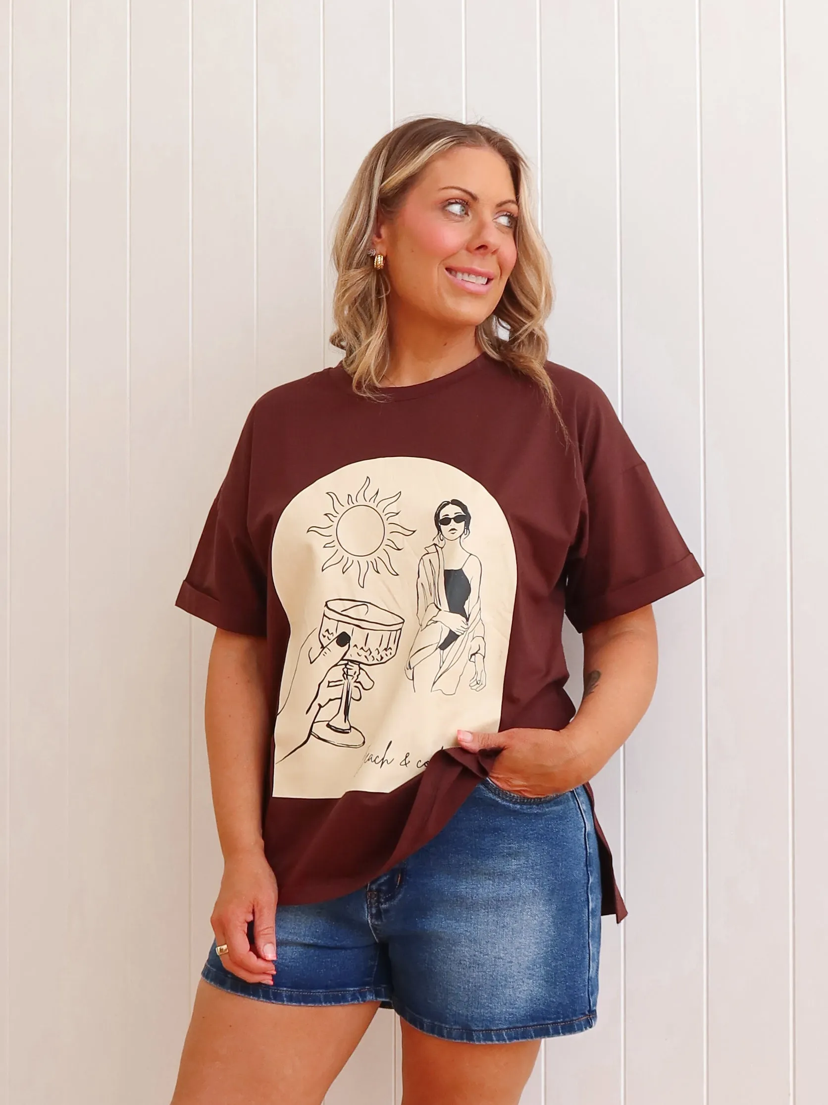 Cocktails Tee Relaxed Smart