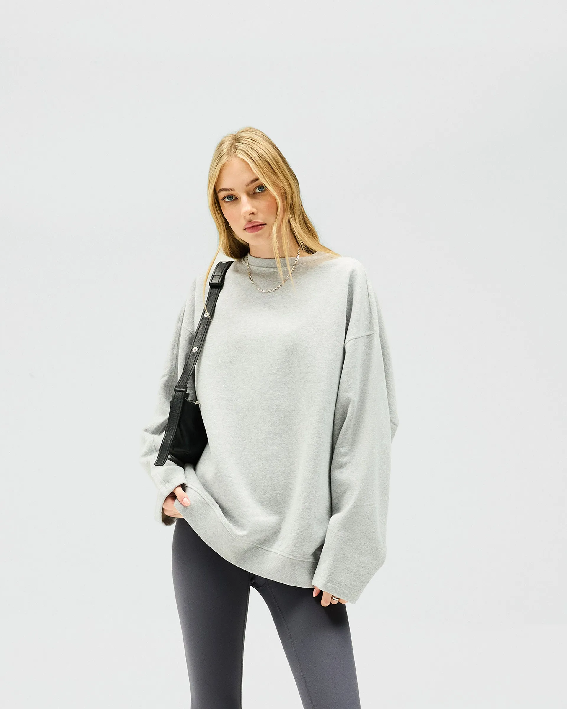 Travel Sporty Owners Club Relaxed Sweater - Grey Marl
