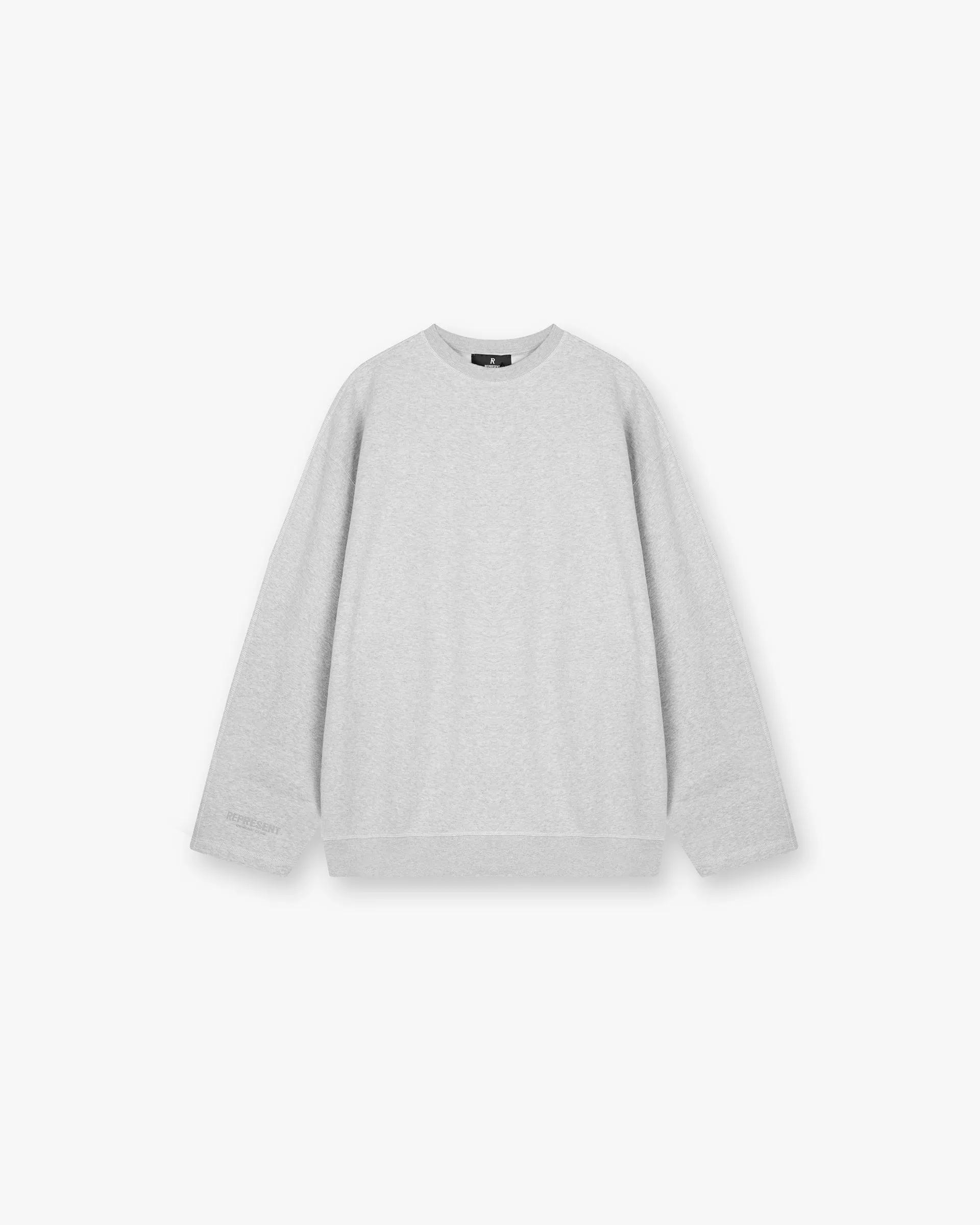 Owners Club Relaxed Sweater - Grey Marl Anti-static