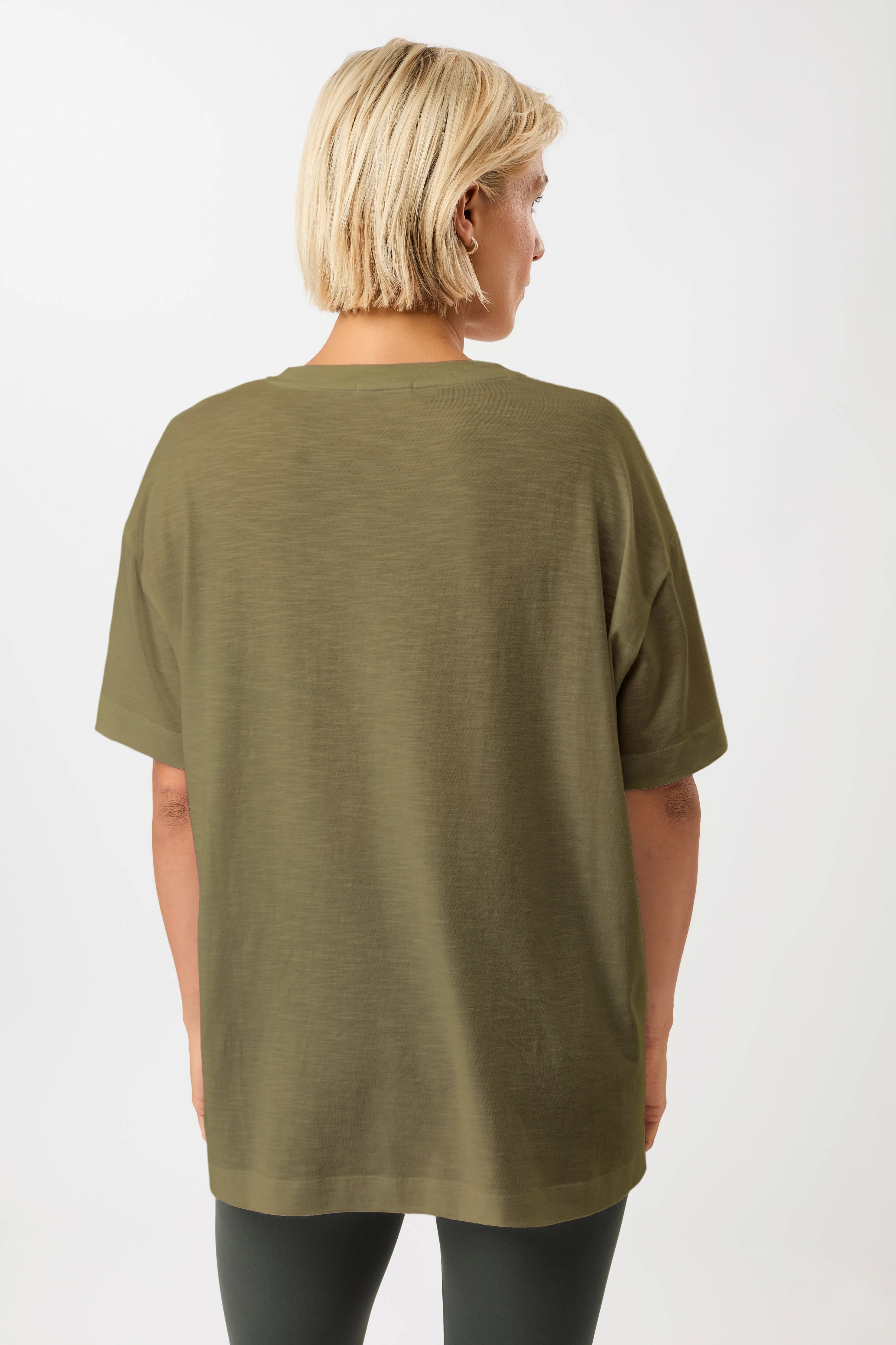 Boyfriend Tee - Emerald Office Casual ReinforcedHems