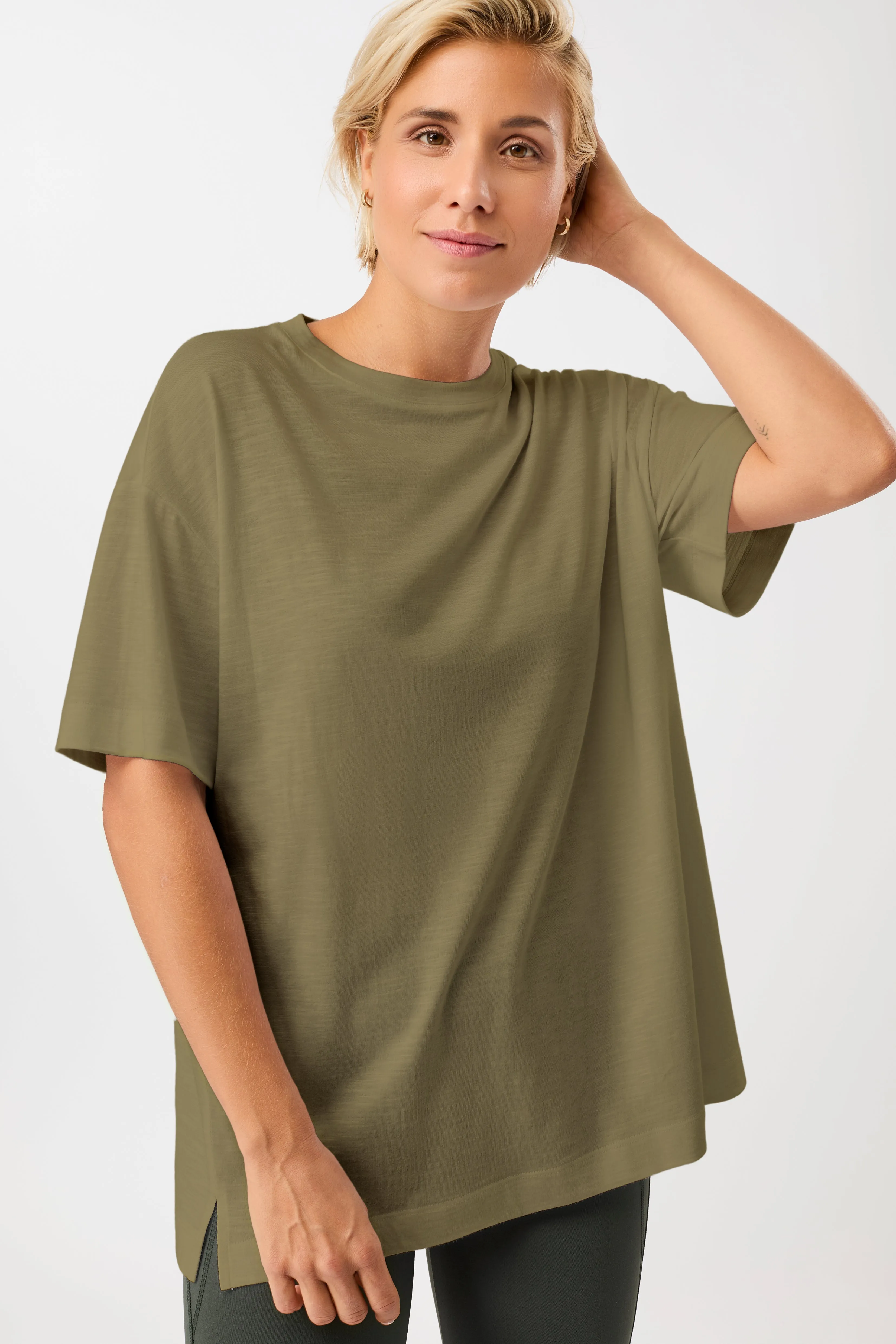 Boyfriend Tee - Emerald Value for Money Simple yet stylish