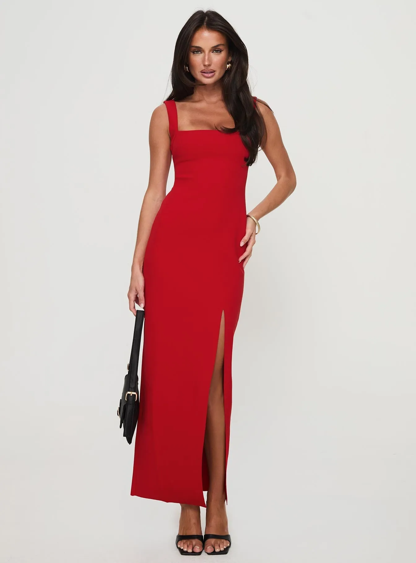 Bombshell Maxi Dress Red Urban Touch