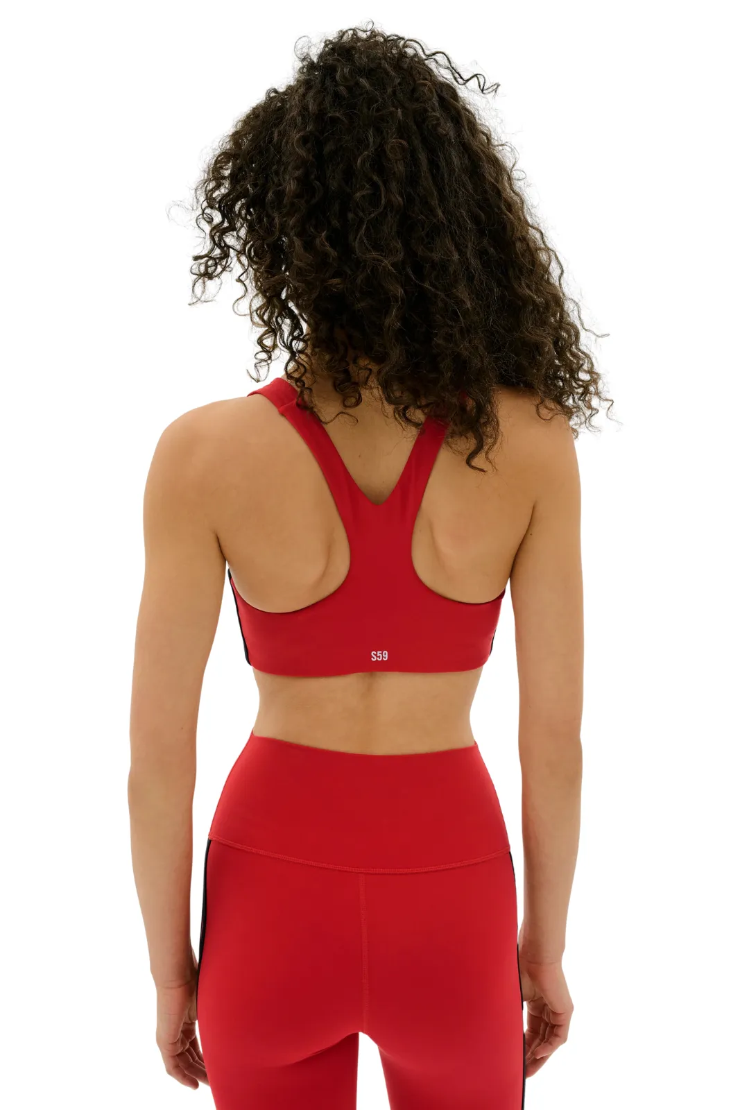 Ella Airweight Bra, Pirate Red/Indigo Size range seams Comfortable Coverage